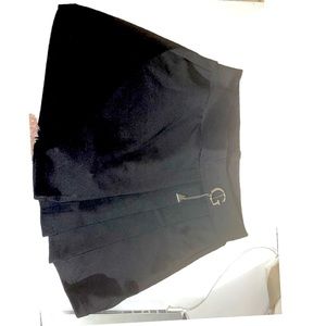 Black skort